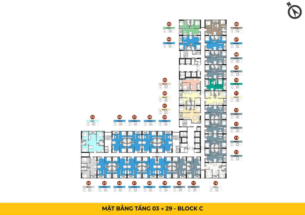 MB TẦNG 03+29 - BLOCK C