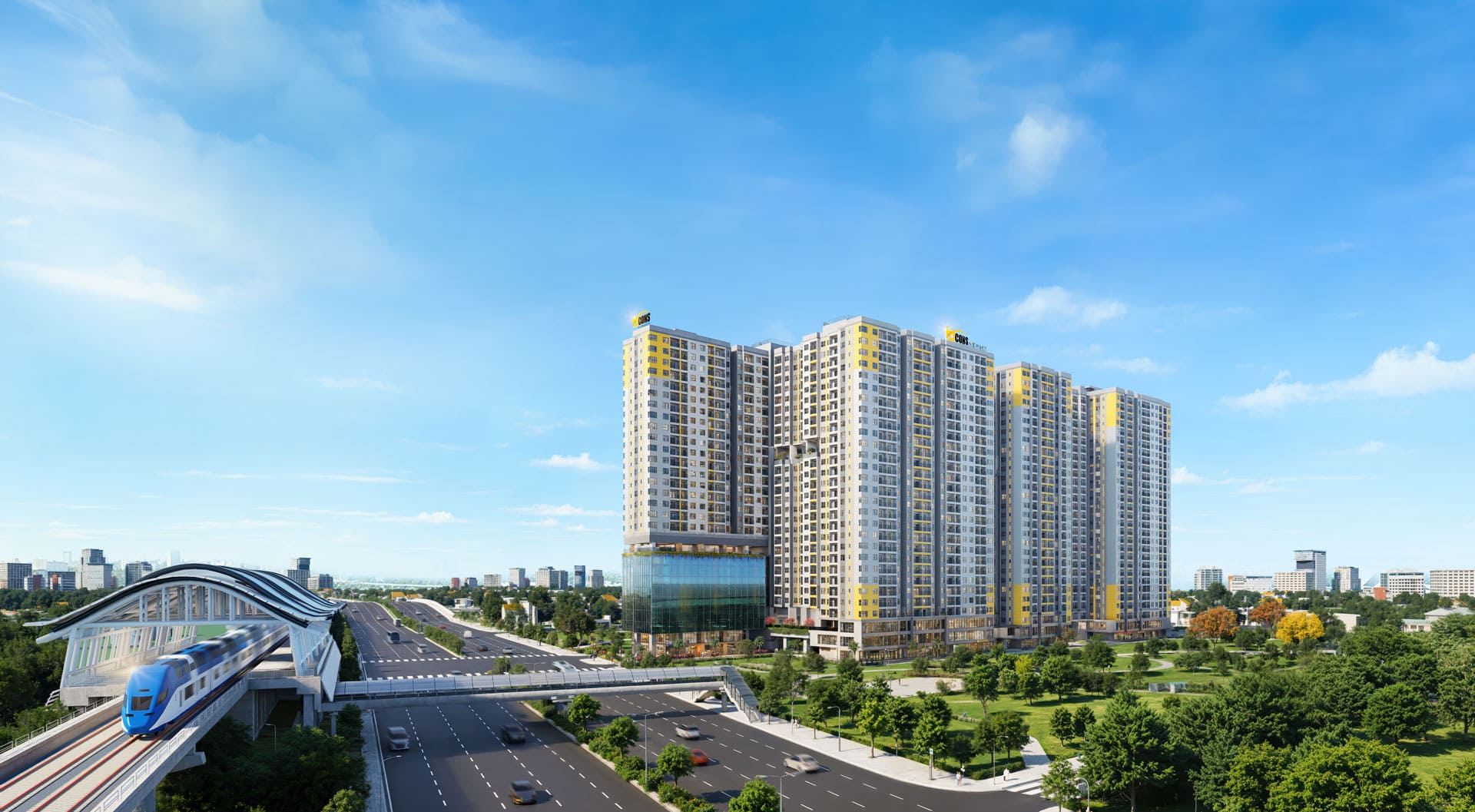 Bcons NewSky tọa lạc vị trí đắc địa tại Thuận An được chủ đầu tư Bcons phát triển mang đến trải nghiệm lý tưởng cho cư dân.